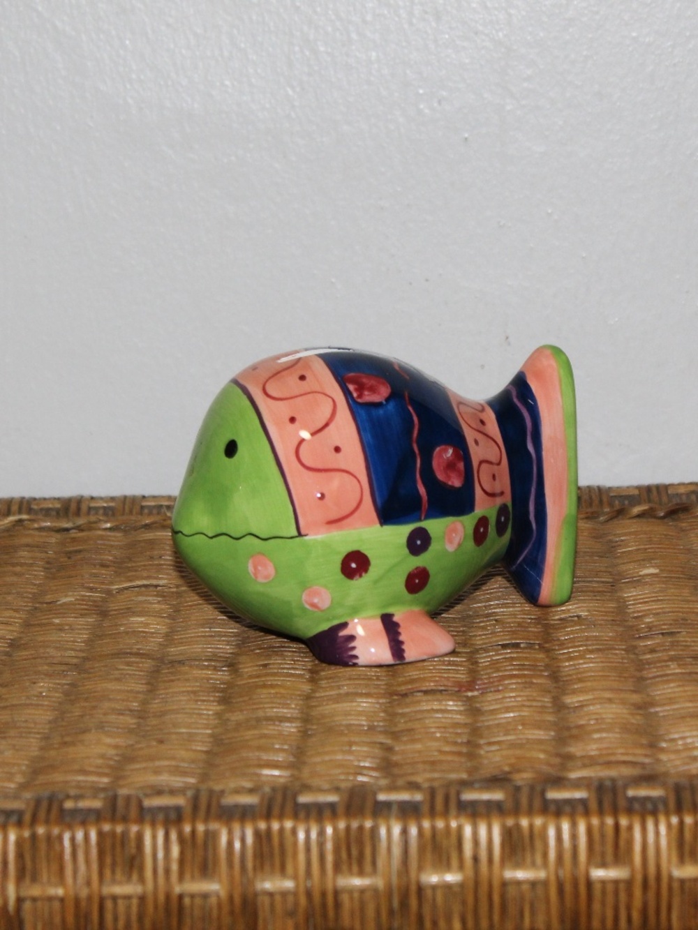 Milson & Louis. Hand-painted Coin Piggy Bank